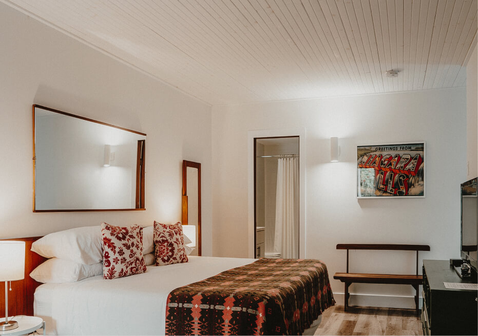 plaid bed